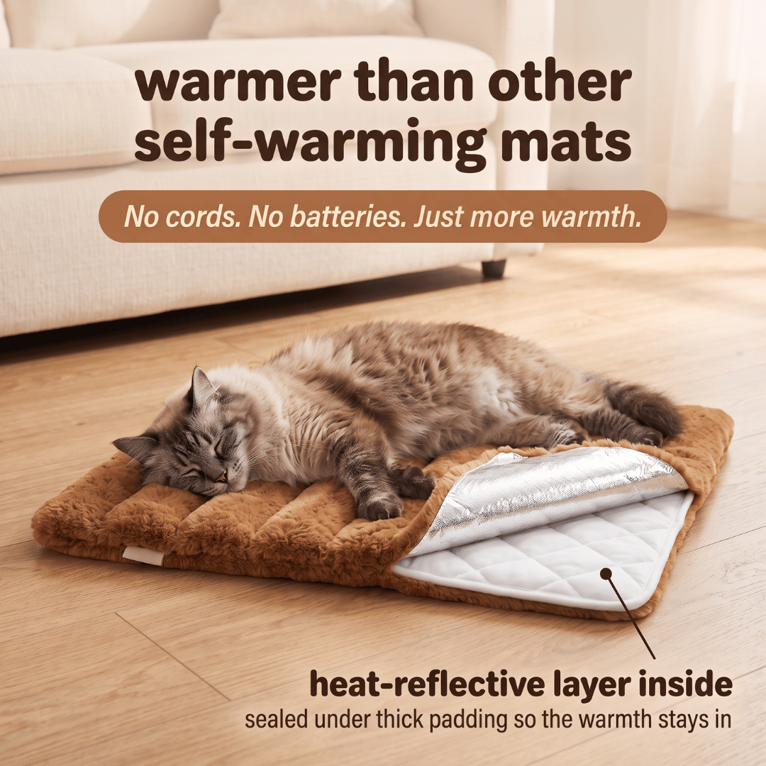 Fuzzle Mat – The Warmest Mat For Senior Cats