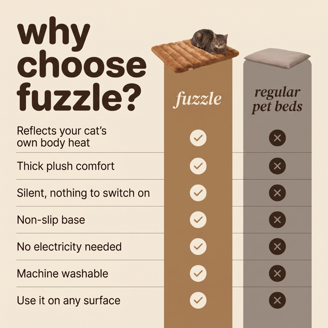 Fuzzle Mat – The Warmest Mat For Senior Cats